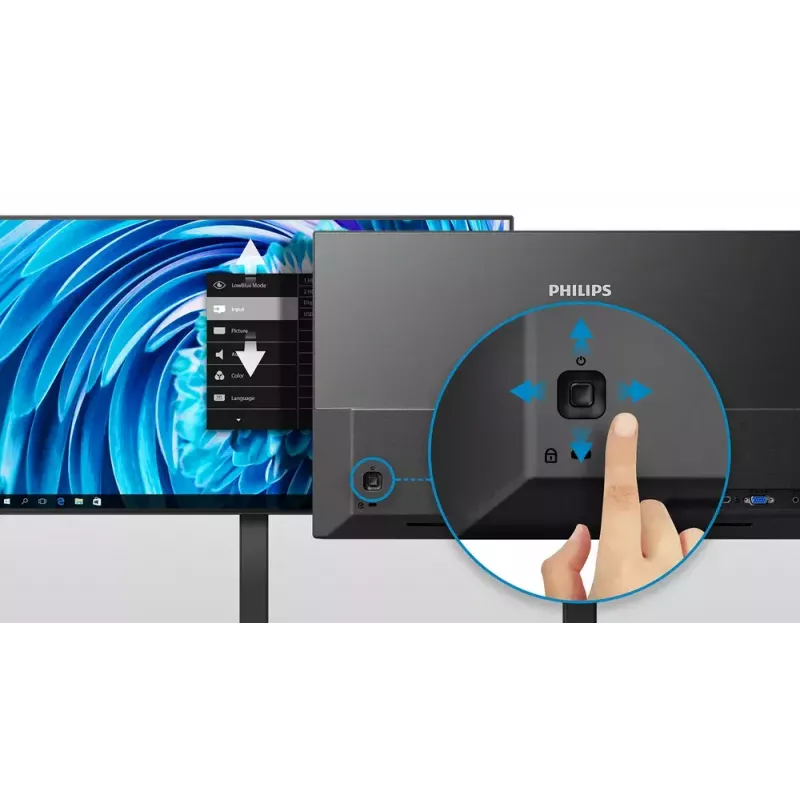 Philips E Line 275E2FAE/00 datora monitors 68.6 cm (27 colli) 2560 x 1440 pikseļi Quad HD LED Melns