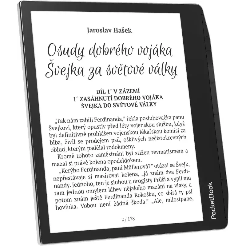 E-grāmatu lasītājs PocketBook 700 Era — 7 collu E Ink Carta skārienjūtīgais ekrāns, 16 GB, fona apgaismojums, Bluetooth, ūdensizturīgs