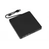 Optical Disc Drive IBOX IED03 DVD±RW USB 3.1 Gen1 (USB-C) Melns, tray, 24x CD / 8x DVD