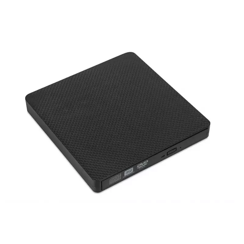 Optical Disc Drive IBOX IED03 DVD±RW USB 3.1 Gen1 (USB-C) Melns, tray, 24x CD / 8x DVD