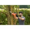 Rokas zāģis Melns & Decker KS880EC-QS – rokas zāģis, asmens garums 23.9 cm, ergonomisks rokturis, oranžs