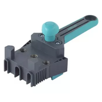 Montāžas instruments Wolfcraft Dowelmaster dībeļiem 6/8/10 mm, dēļa biezums 1,2–30 mm, plastmasa/tērauds, melns