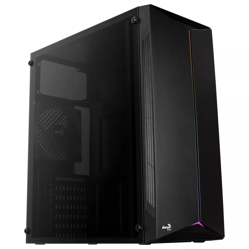 Aerocool Split Midi Tower Melns