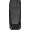 PC korpuss AEROCOOL Zauron Midi Tower Melns — Midi-Tower, sānu logs, atbalsta ATX/microATX/Mini-ITX, maks. GPU 32.5 cm, CPU dzesētāja augstums 166 mm, 2x 3.5 collu nodalījumi, 4x 2.5 collu nodalījumi