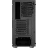 PC korpuss AEROCOOL Zauron Midi Tower Melns — Midi-Tower, sānu logs, atbalsta ATX/microATX/Mini-ITX, maks. GPU 32.5 cm, CPU dzesētāja augstums 166 mm, 2x 3.5 collu nodalījumi, 4x 2.5 collu nodalījumi