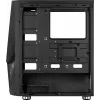 PC korpuss AEROCOOL Zauron Midi Tower Melns — Midi-Tower, sānu logs, atbalsta ATX/microATX/Mini-ITX, maks. GPU 32.5 cm, CPU dzesētāja augstums 166 mm, 2x 3.5 collu nodalījumi, 4x 2.5 collu nodalījumi