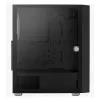 PC Midi Tower korpuss AEROCOOL Graphite‑G‑BK‑v2 — Melns, ATX/Micro‑ATX/Mini‑ITX, priekšā 2×140 mm + aizmugurē 1×140 mm