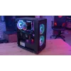 PC Midi Tower korpuss AEROCOOL Graphite‑G‑BK‑v2 — Melns, ATX/Micro‑ATX/Mini‑ITX, priekšā 2×140 mm + aizmugurē 1×140 mm