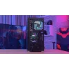 PC Midi Tower korpuss AEROCOOL Graphite‑G‑BK‑v2 — Melns, ATX/Micro‑ATX/Mini‑ITX, priekšā 2×140 mm + aizmugurē 1×140 mm