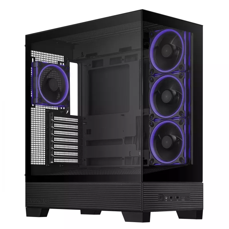 ASUS A31 Plus TG ARGB Melns Midi Tower