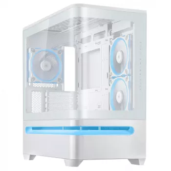 ASUS PRIME AP202 ARGB Midi Tower balta