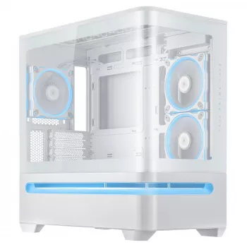 ASUS PRIME AP202 ARGB Midi Tower balta