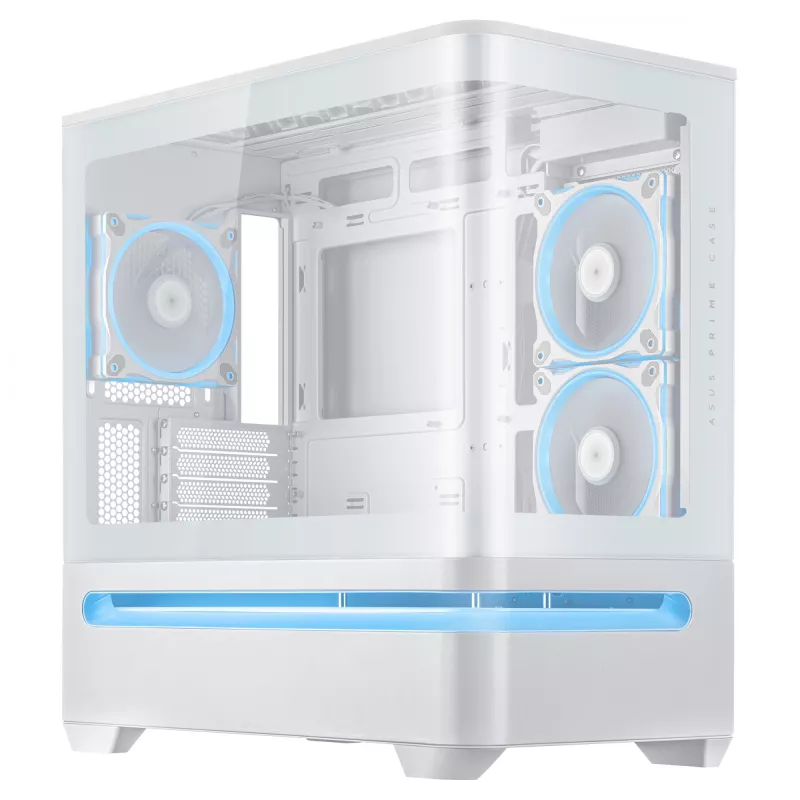 ASUS PRIME AP202 ARGB Midi Tower balta