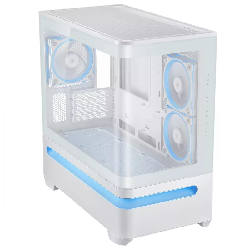 ASUS PRIME AP202 ARGB Midi Tower balta