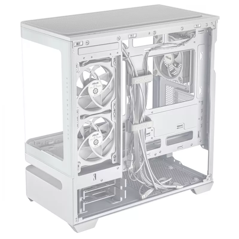 ASUS PRIME AP202 ARGB Midi Tower balta