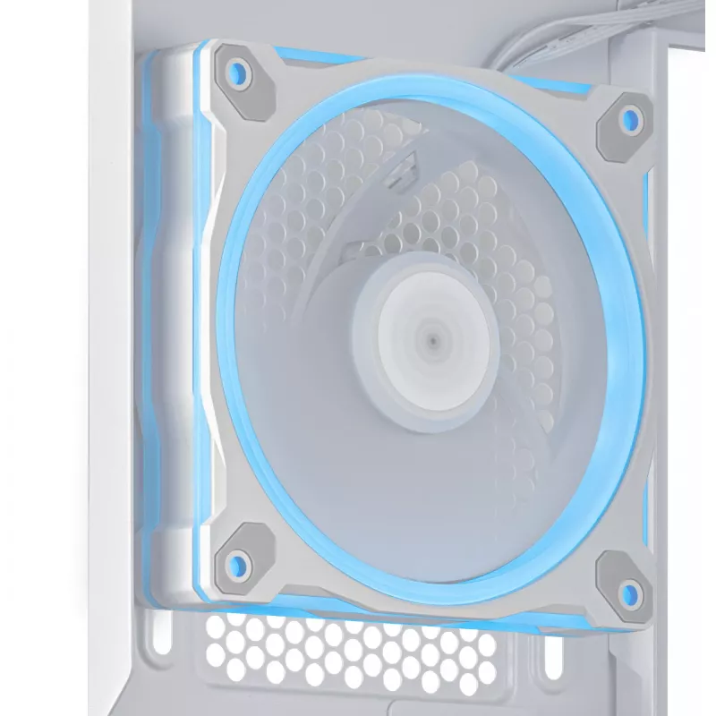 ASUS PRIME AP202 ARGB Midi Tower balta