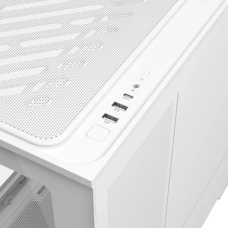 ASUS PRIME AP202 ARGB Midi Tower balta