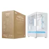 ASUS PRIME AP202 ARGB Midi Tower balta