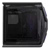 PC korpuss ASUS ROG Hyperion GR701 BTF Edition Tower — melns, rūdīts stikls, E-ATX/ATX/microATX atbalsts, 46 cm GPU, 420 mm augšējais radiators