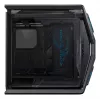 PC korpuss ASUS ROG Hyperion GR701 BTF Edition Tower — melns, rūdīts stikls, E-ATX/ATX/microATX atbalsts, 46 cm GPU, 420 mm augšējais radiators
