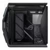 PC korpuss ASUS ROG Hyperion GR701 BTF Edition Tower — melns, rūdīts stikls, E-ATX/ATX/microATX atbalsts, 46 cm GPU, 420 mm augšējais radiators
