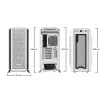 PC Case be quiet! Silent Base 802 Window balta Midi Tower