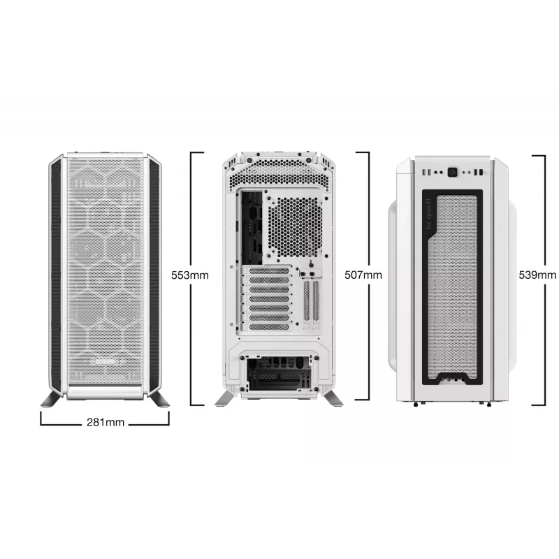 PC Case be quiet! Silent Base 802 Window balta Midi Tower