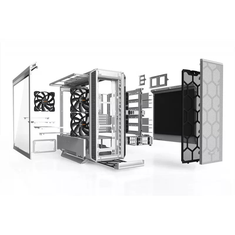 PC Case be quiet! Silent Base 802 Window balta Midi Tower