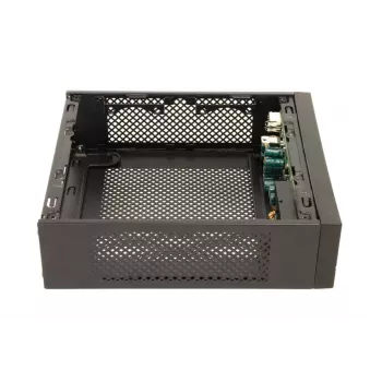 PC korpuss CHIEFTEC IX-01B-OP Small Form Factor SFF Mini-ITX, 1×3,5 collu nodalījums, tērauds, melns