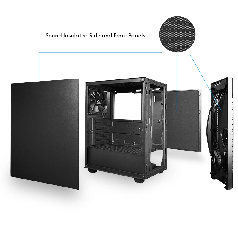 PC korpuss CHIEFTEC AS-01B-OP Full Tower ATX, atbalsta līdz 320 mm GPU, CPU dzesētāja augstums 170 mm, 2×3,5 collas + 2×2,5 collas nodalījumi, USB 3.2 Gen1
