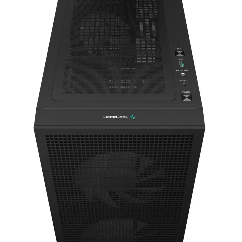 DEEPCOOL Ch360 Digital Micro Tower korpuss - melns