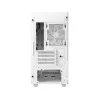 DeepCool CH360 Micro-ATX datora korpuss, rūdīts stikls, bez barošanas bloka, balts