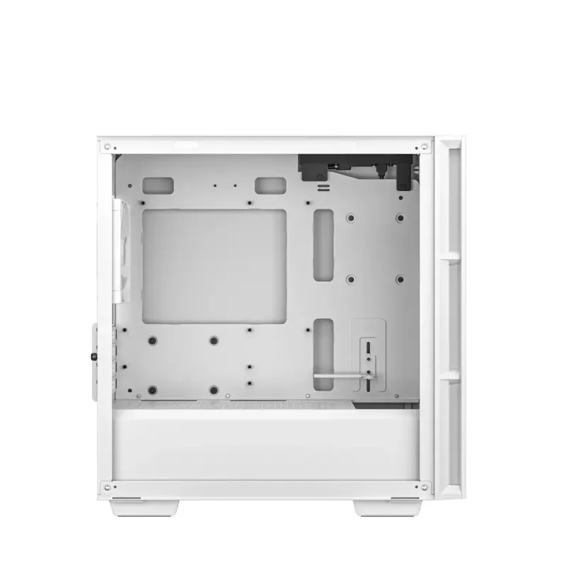 DeepCool CH360 Micro-ATX datora korpuss, rūdīts stikls, bez barošanas bloka, balts