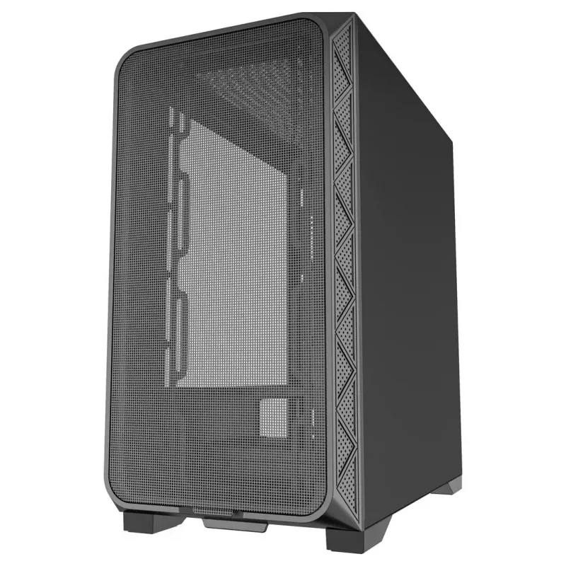 Datora korpuss Gembird CCC-FC-MK200 ATX korpuss melns