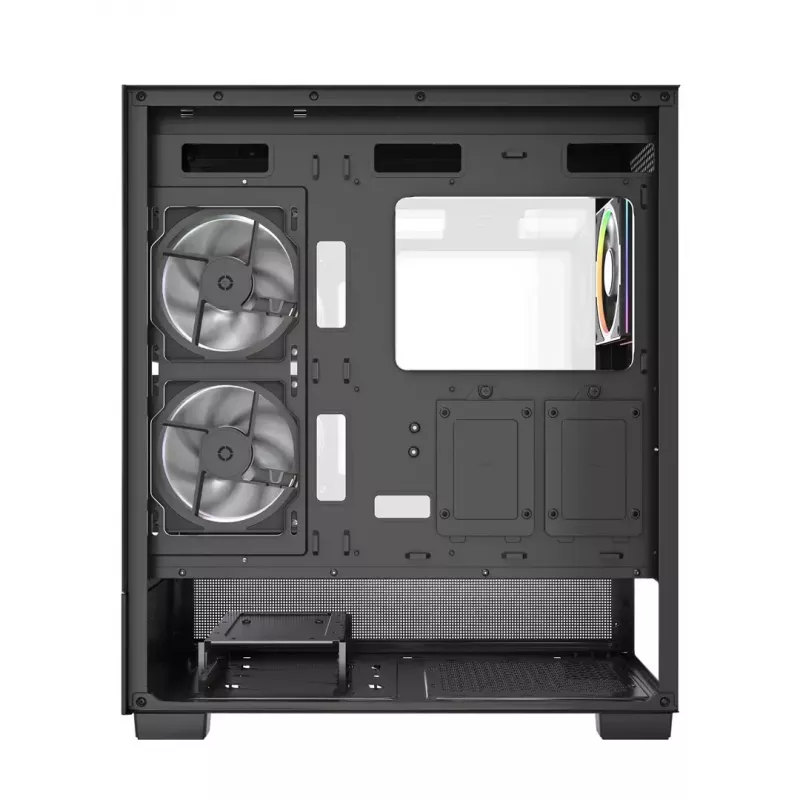 Datora korpuss GEMBIRD Fornax X550, ATX, melns