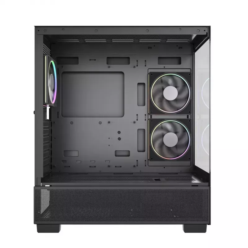 Datora korpuss GEMBIRD Fornax X550, ATX, melns