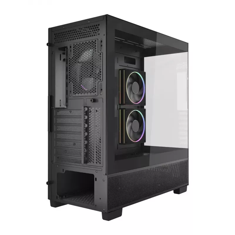 Datora korpuss GEMBIRD Fornax X550, ATX, melns