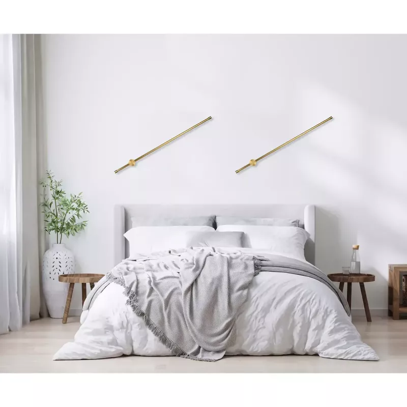 LED sienas lampa ActiveJet AJE-HILTON Patina Gold 13W 3000K 555lm 900mm Iekštelpām CRI80