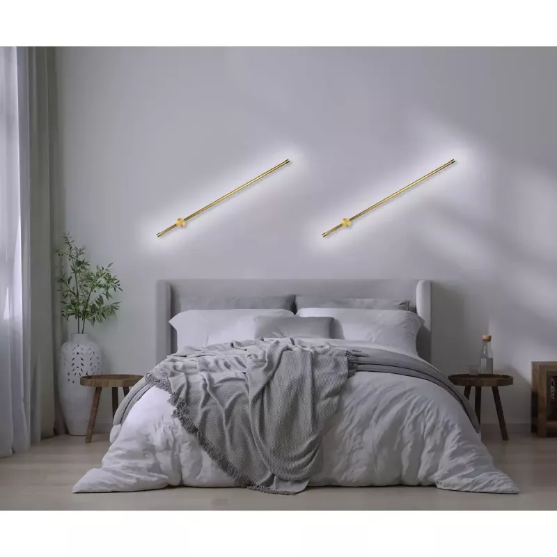 LED sienas lampa ActiveJet AJE-HILTON Patina Gold 13W 3000K 555lm 900mm Iekštelpām CRI80