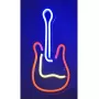 LED neona izkārtne ActiveJet AJE-NEON GUITAR daudzkrāsu USB 5V, 240×176×20 mm, virsmas montāža