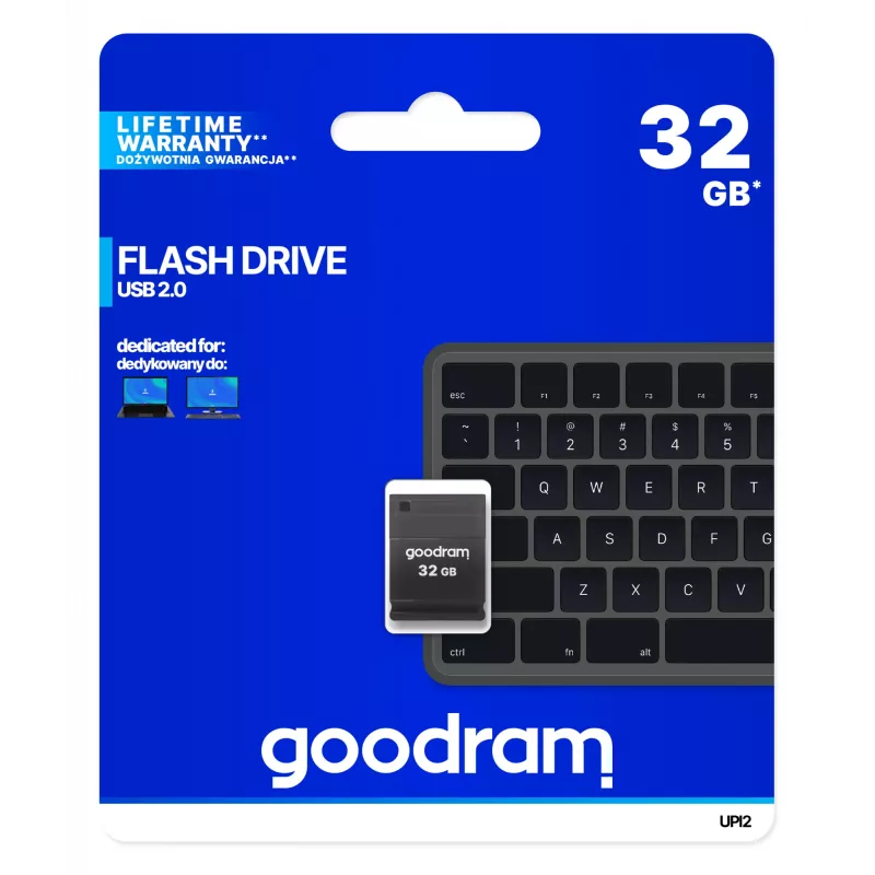 Goodram UPI2 USB zibatmiņa 32 GB USB Type-A 2.0 Melna