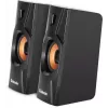 Vadu darbvirsmas skaļruņi DEFENDER Aurora S8 — 2.0, 8 W RMS, USB barošana, 3.5 mm, melna