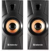Vadu darbvirsmas skaļruņi DEFENDER Aurora S8 — 2.0, 8 W RMS, USB barošana, 3.5 mm, melna