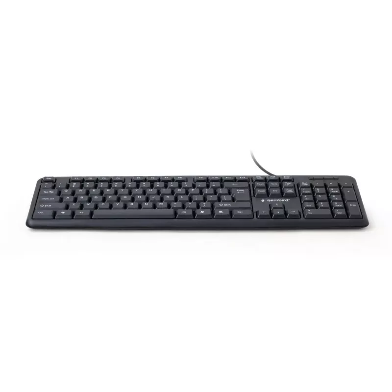 GEMBIRD KB-U-103 Standard - tastatūra - vadu USB - melna - Qwerty US/Int'l