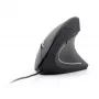 GEMBIRD optiskā pele MUS-ERGO-01 - ergonomiska 6 pogu, ritenītis, USB, melna