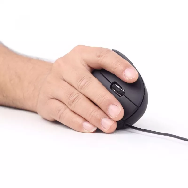 GEMBIRD optiskā pele MUS-ERGO-01 - ergonomiska 6 pogu, ritenītis, USB, melna