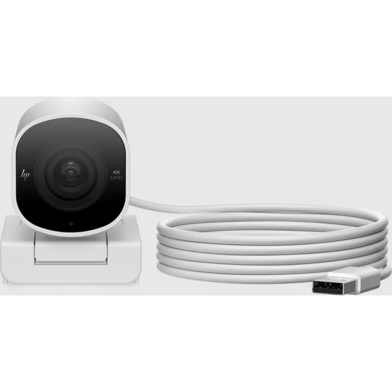HP 960 4K straumēšanas tīmekļa kamera, 8 MP, 3840 x 2160 pikseļi, 4K Ultra HD, 30 kadri/s, 5x, Mājām