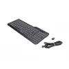 HP 400 aizmugurē izgaismota vadu tastatūra, pilnā izmērā (100%), vadu, USB, mehāniska, QWERTY, melna