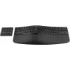 HP 965 Ergonomic bezvadu tastatūra, pilna izmēra (100%), bezvadu, RF bezvadu + Bluetooth, membrānas, QWERTY, melna
