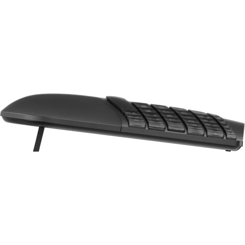 HP 965 Ergonomic bezvadu tastatūra, pilna izmēra (100%), bezvadu, RF bezvadu + Bluetooth, membrānas, QWERTY, melna
